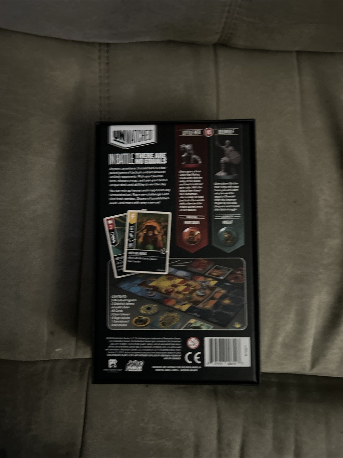 Unmatched: Little Red Riding Hood vs. Beowulf Board Game – Box Only