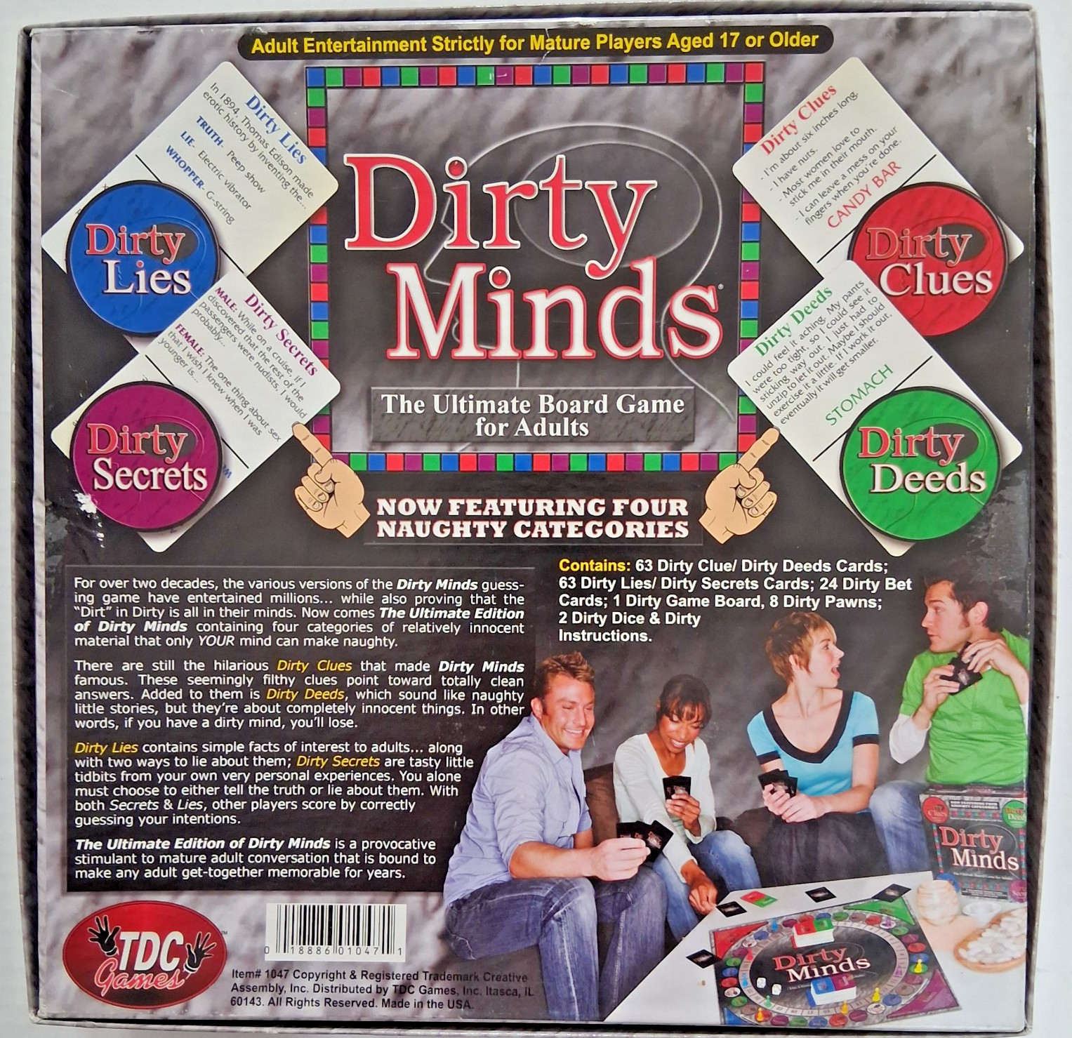 TDC Games – Dirty Minds Ultimate Edition Adult Party Game Item #1047