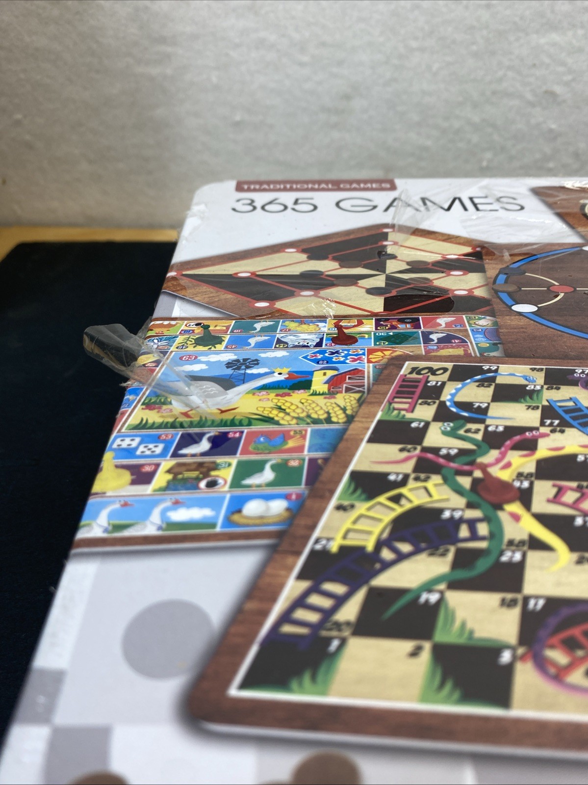 365 Games Traditional Strategy Board & Card Games, Tin Storage Container Sealed.