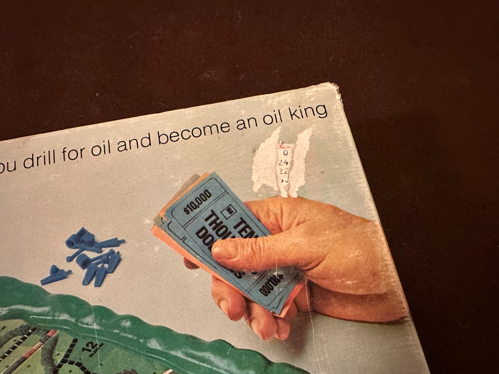 King Oil Board Game Milton Bradley 1974 Complete Vintage