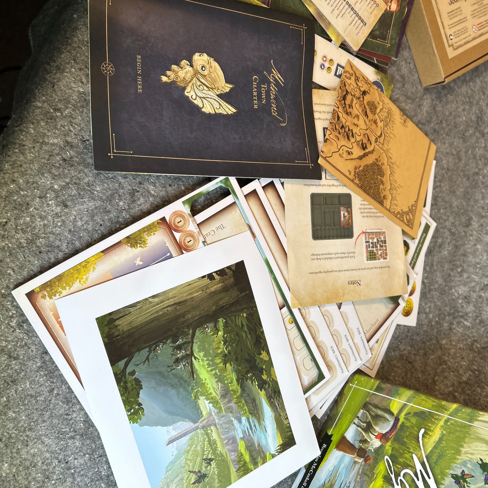 Mythwind Base Board Game Open Owl Studios Unknown Completeness As-Is MW02en