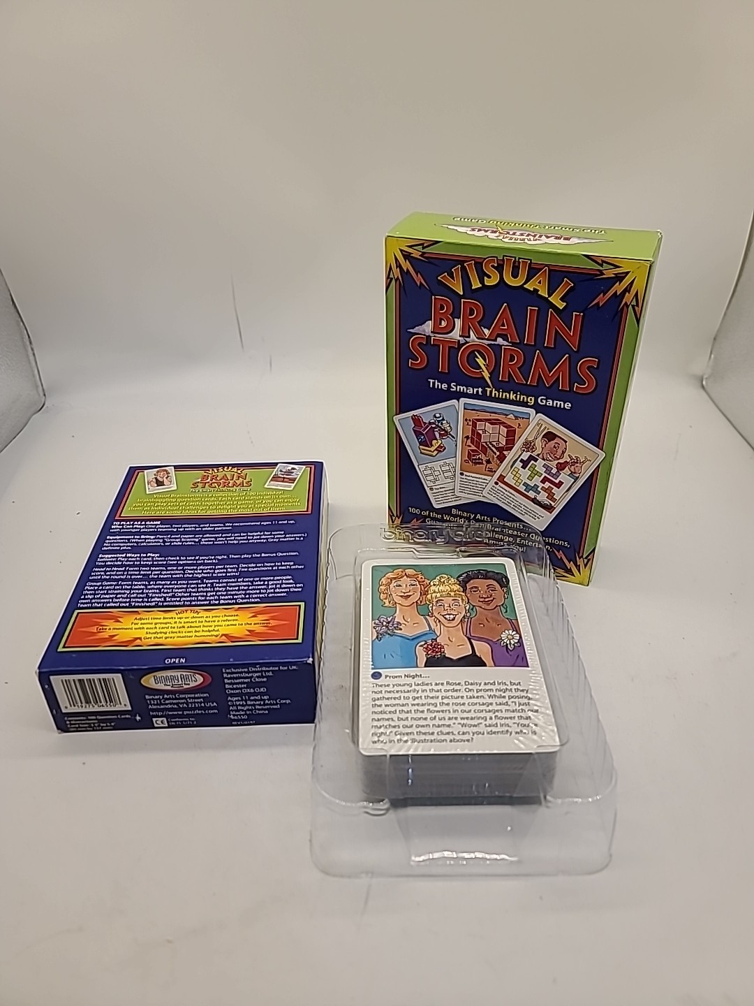Visual Brain Storms The Smart Thinking Game Brain Teasers New Sealed