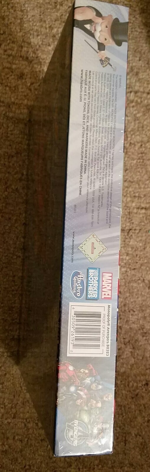2014 Marvel Avengers Monopoly Factory Sealed (USA SHIPS FREE)