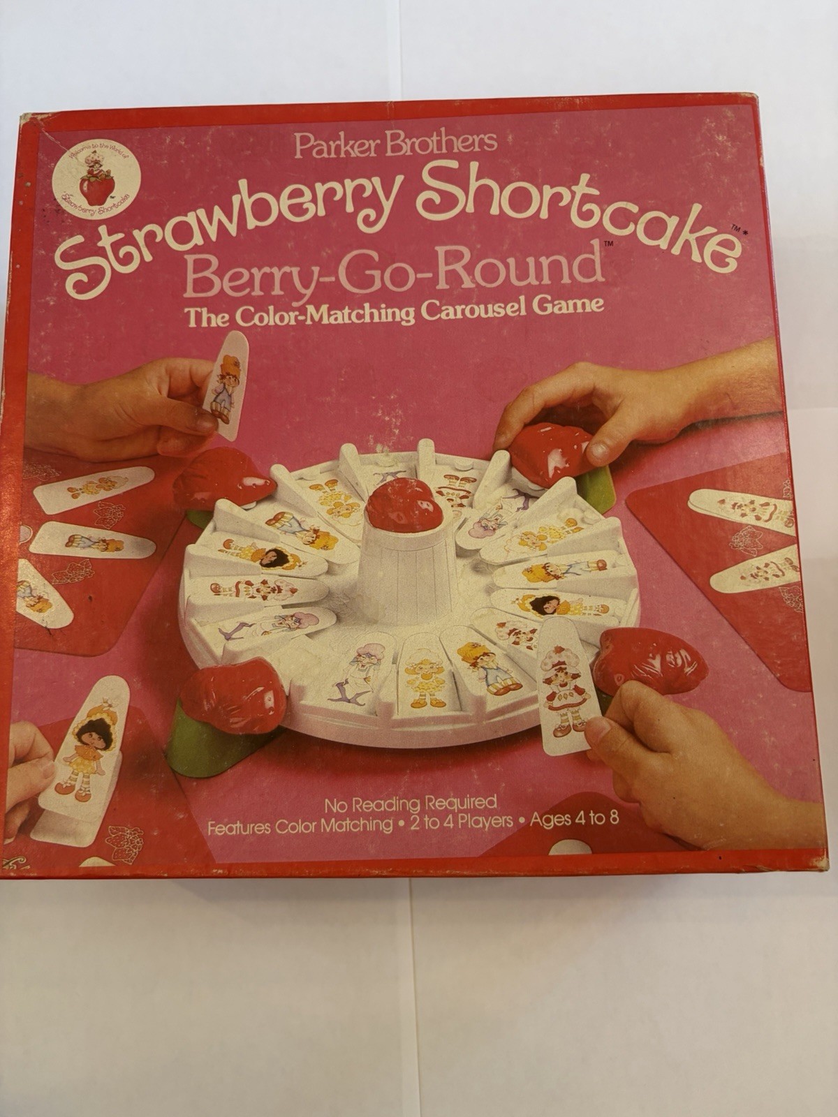 VTG 1981 Strawberry Shortcake Berry-Go-Round Board Game Parker Bros Complete Box
