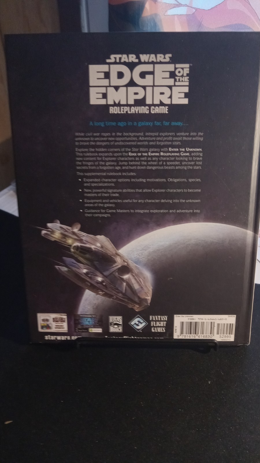 Star Wars Edge of The Empire: Enter The Unknown Hardcover RPG Book