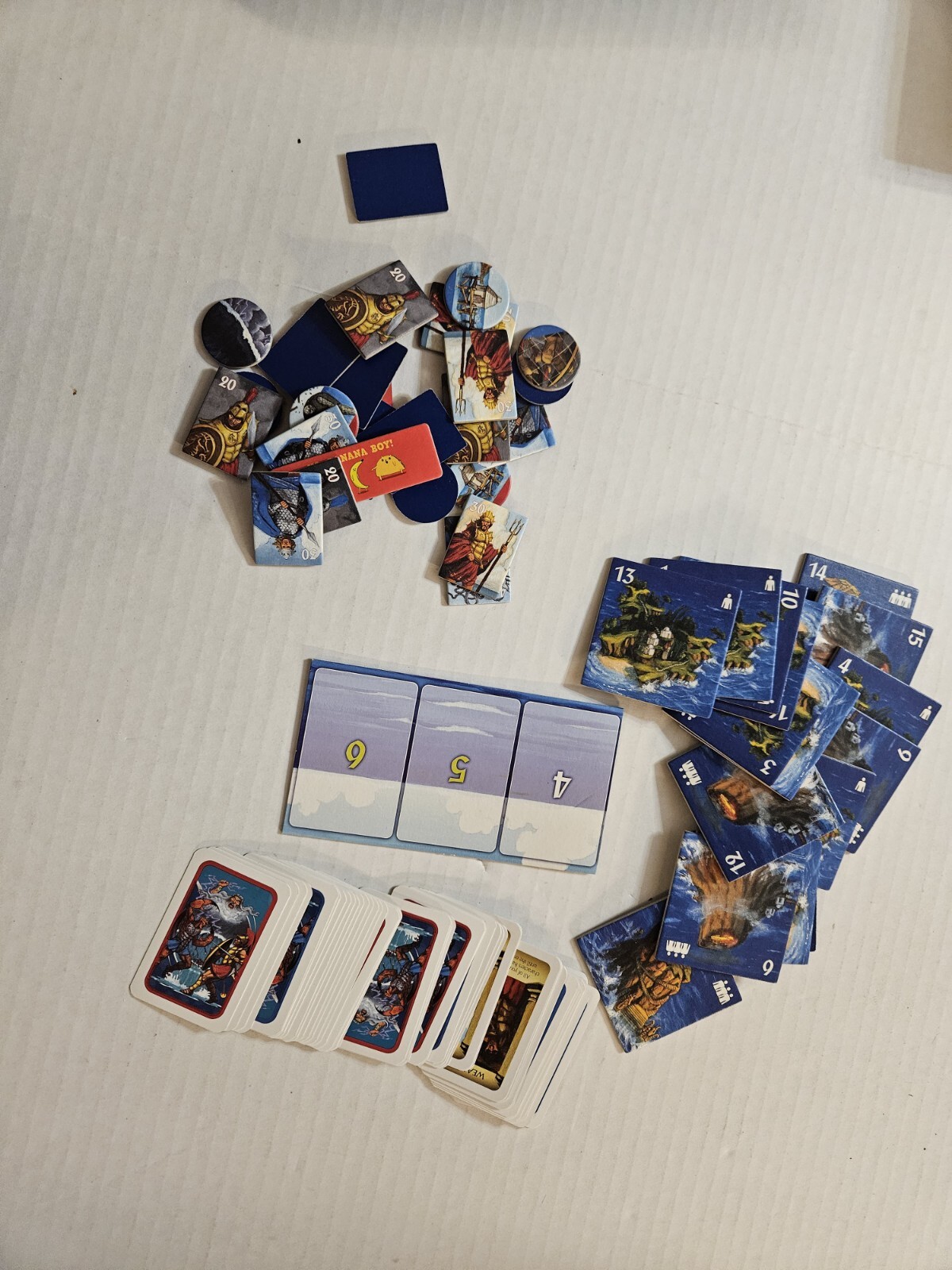 Atlas & Zeus Games for 2 Board Game COMPLETE