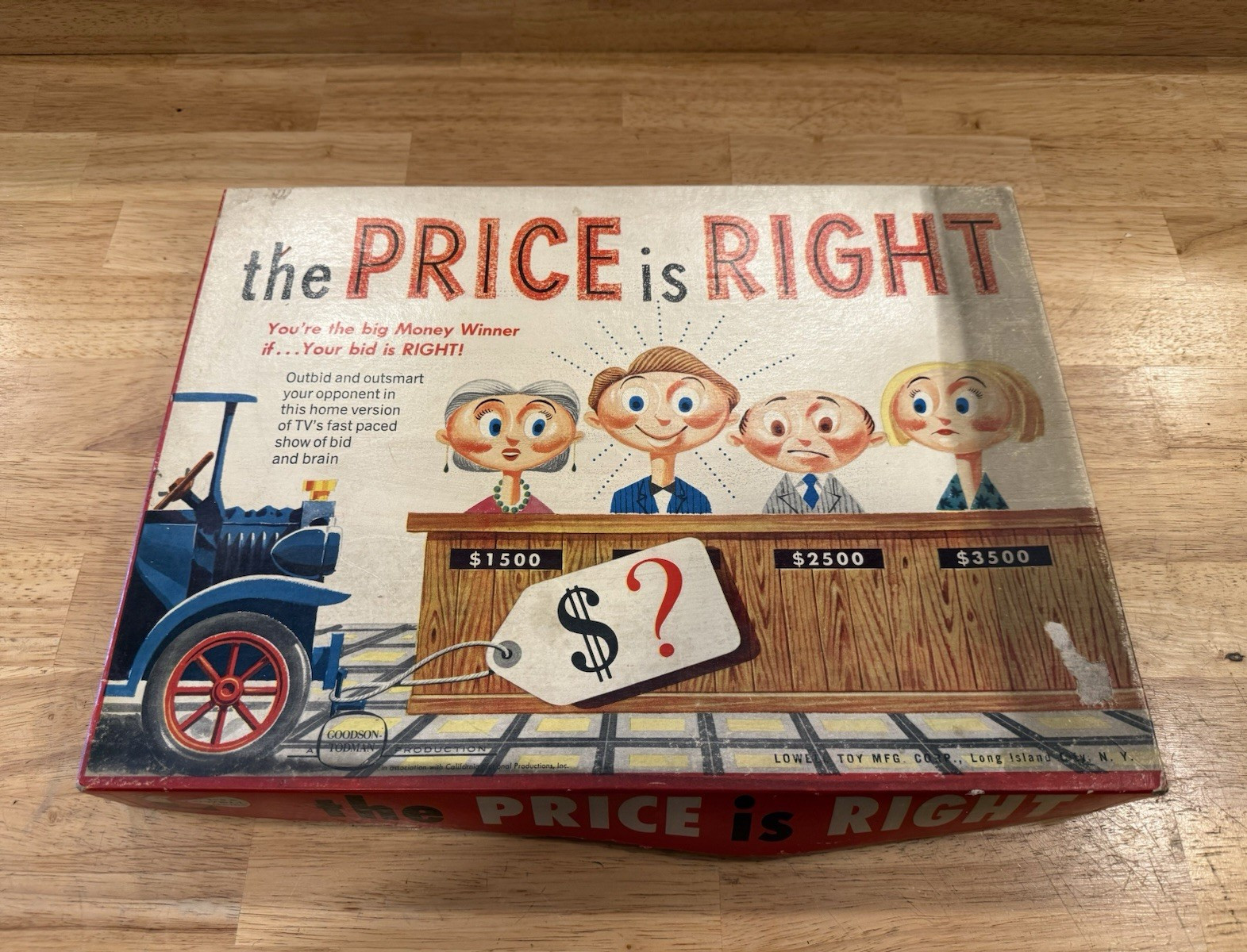 Lowell Toy Mfg. Corp. The Price Is Right Board Game Vintage 1958 MPN 4407