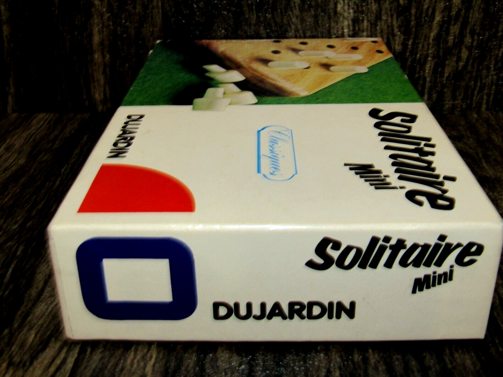 Vintage French Version 1970s Dujardin Classiques Solitaire Mini Peg Game Rare
