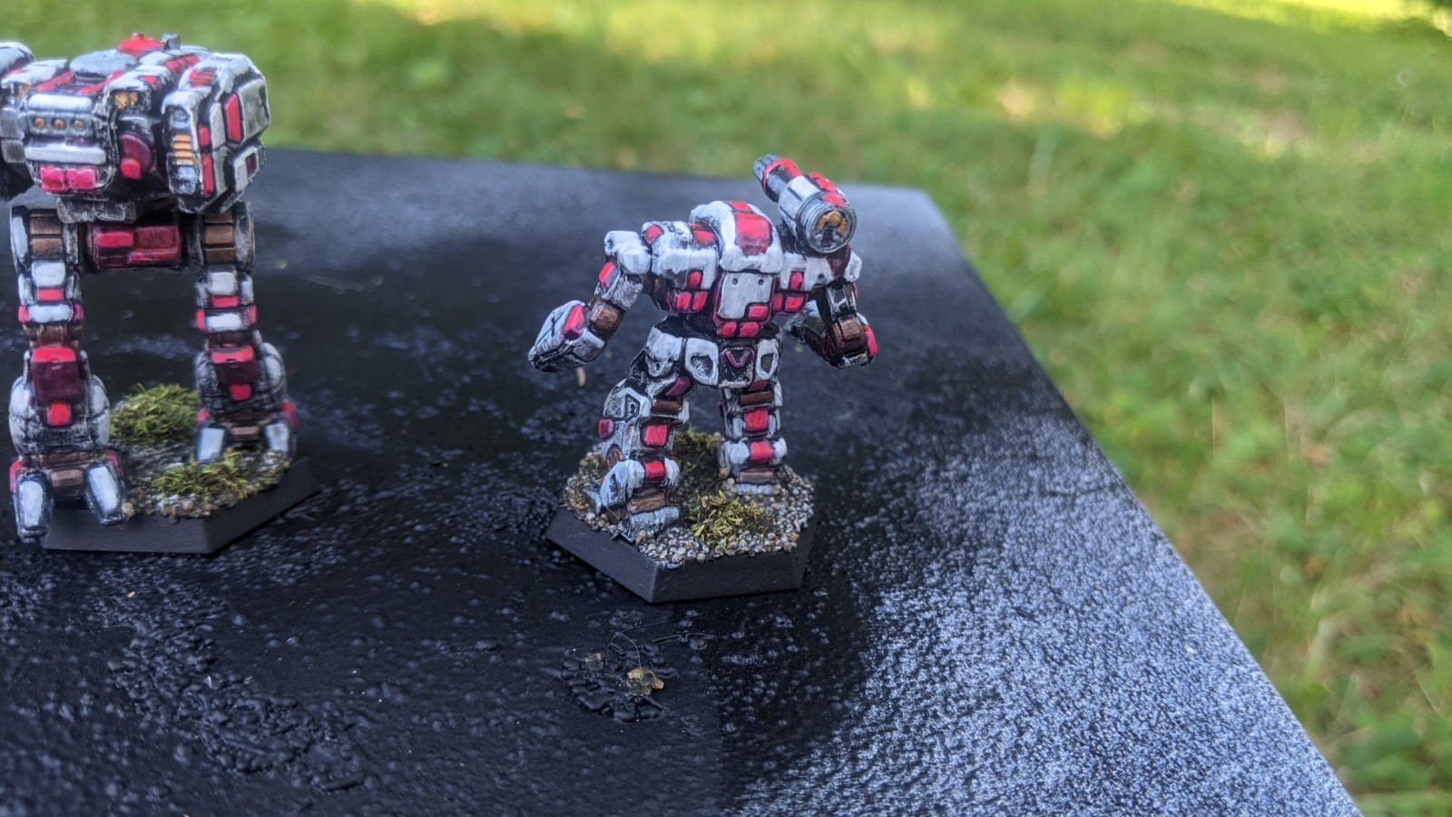 BattleTech: 21st Centauri Lancers Command. 4xModels. Painted.