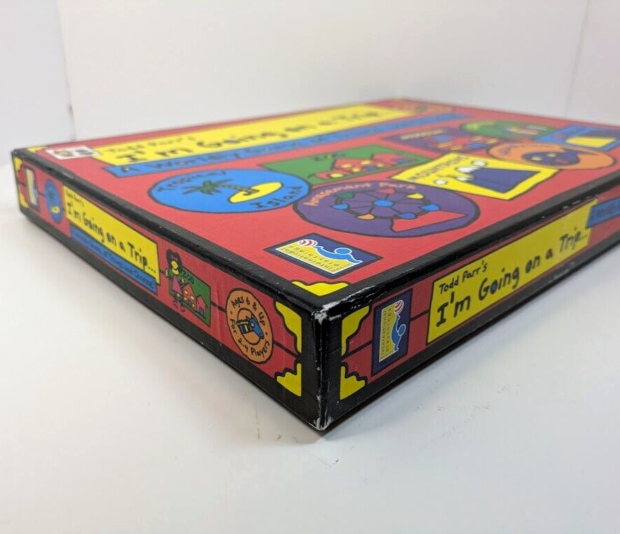 Todd Parr I’m Going on a Trip Board Game Worldly Travel 2000 Complete RARE