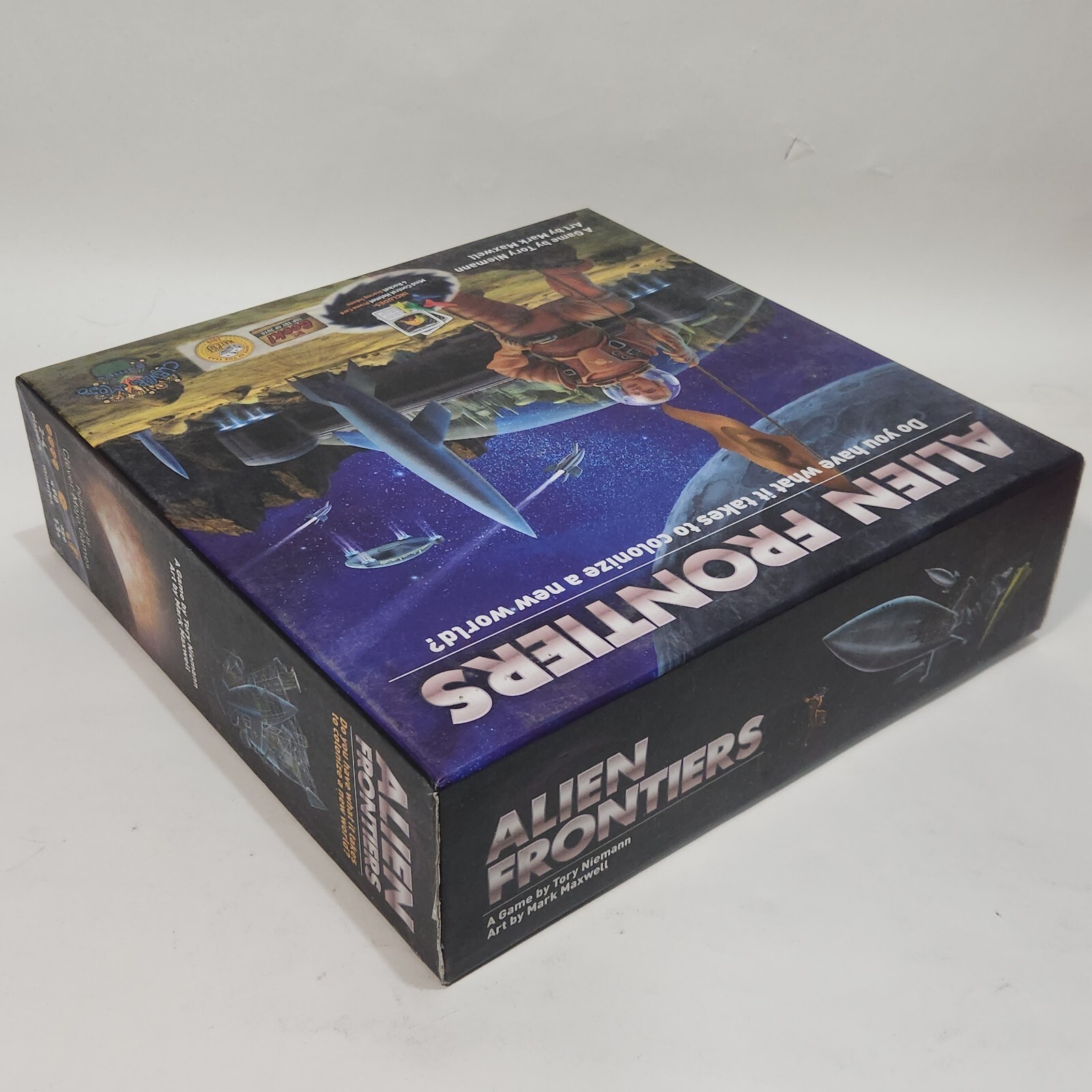 Alien Frontiers with Mind Control Helmet Card and 4 Rocket Tokens Complete 2011