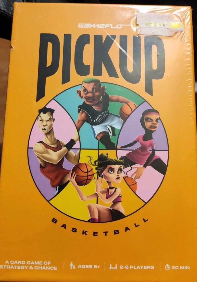 Gameflo Pickup Basketball Card Game Of Strategy Ages 8+ /2-6 Players New/Sealed