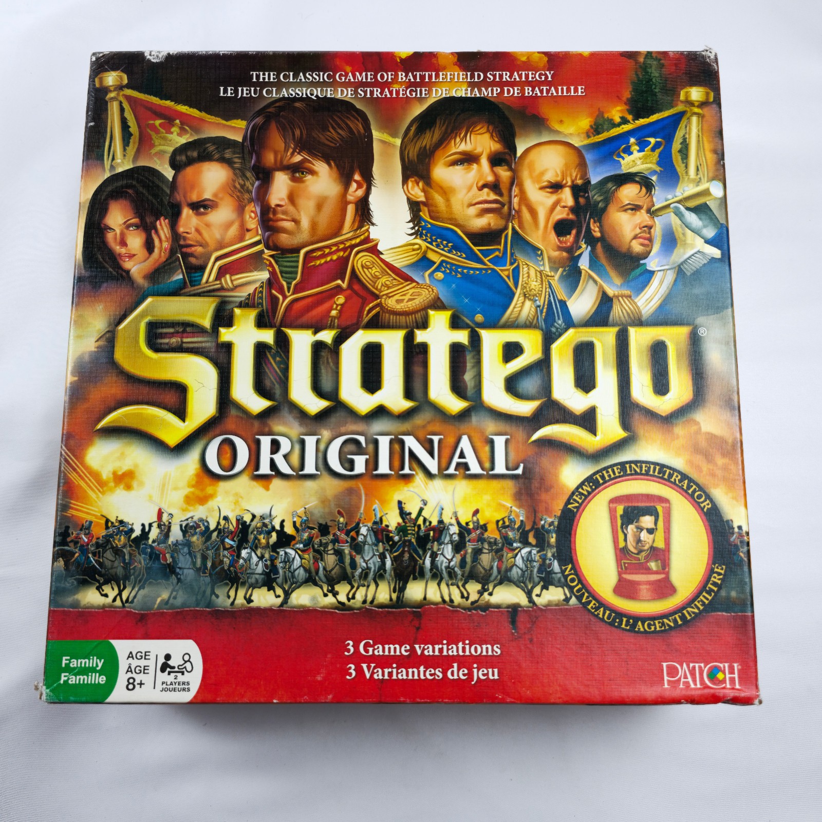 Stratego Original Classic Game of Battlefield Strategy Patch Products Complete