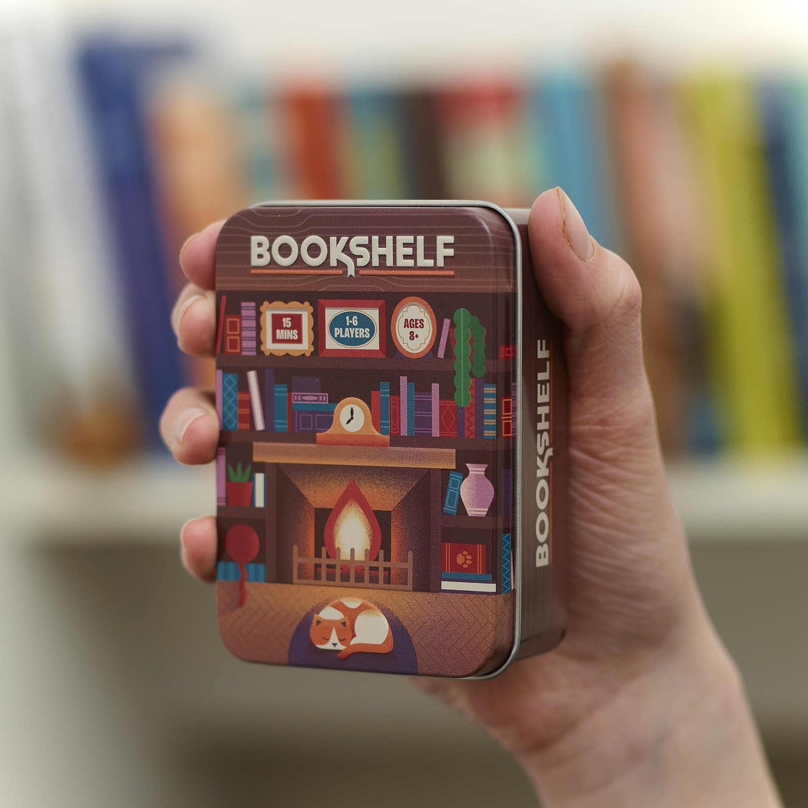 Bookshelf by | Ages 8+ | 2-4 Players | Cooperative Stacking Game | Skill & Ba