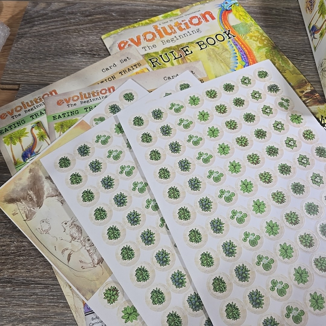 North Star Games – Evolution – The Beginning Board Game Complete – Open Box