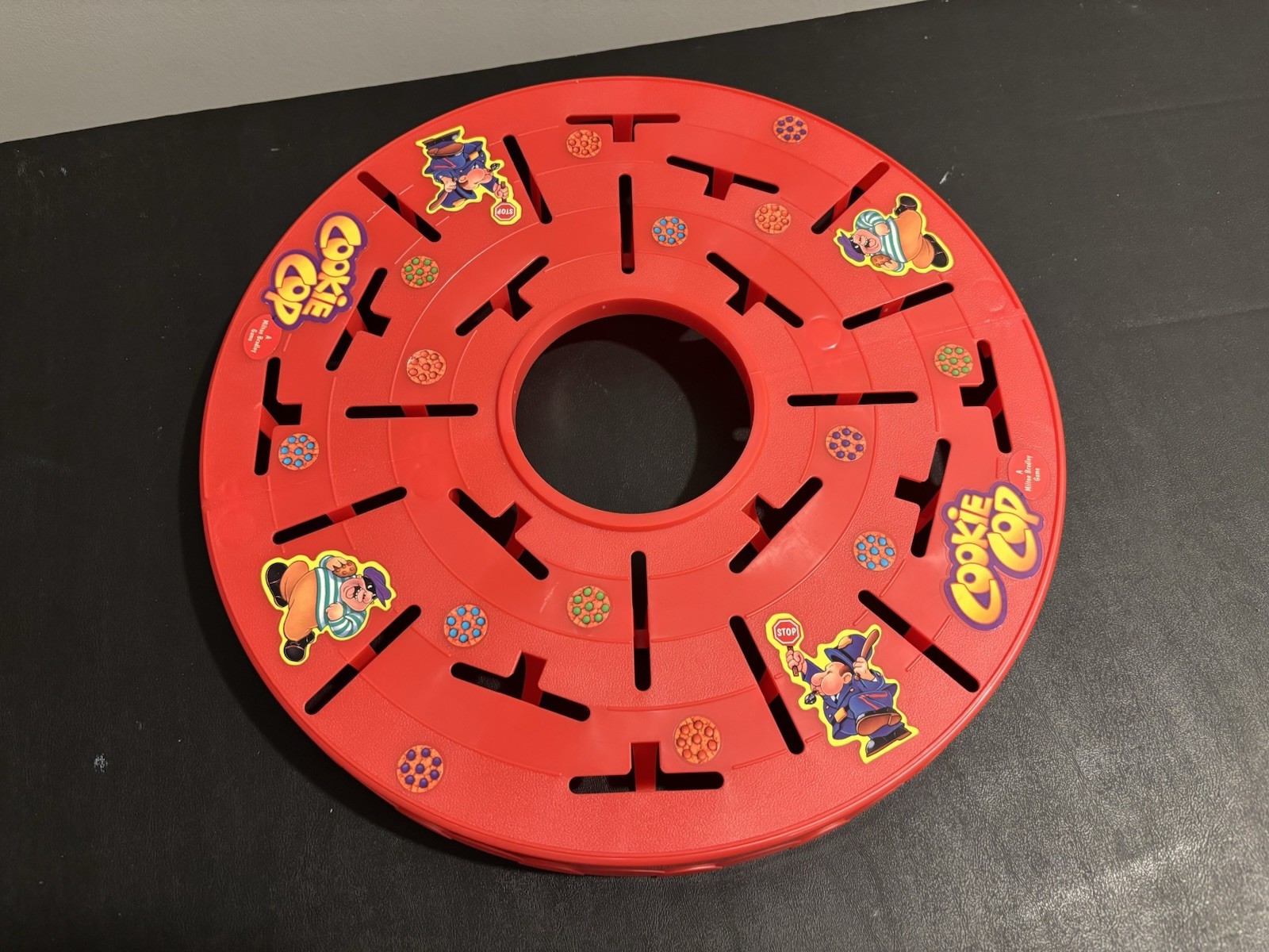 Cookie Cop Electronic Board Game Milton Bradley 1997 Cop Stand Not Fully Working