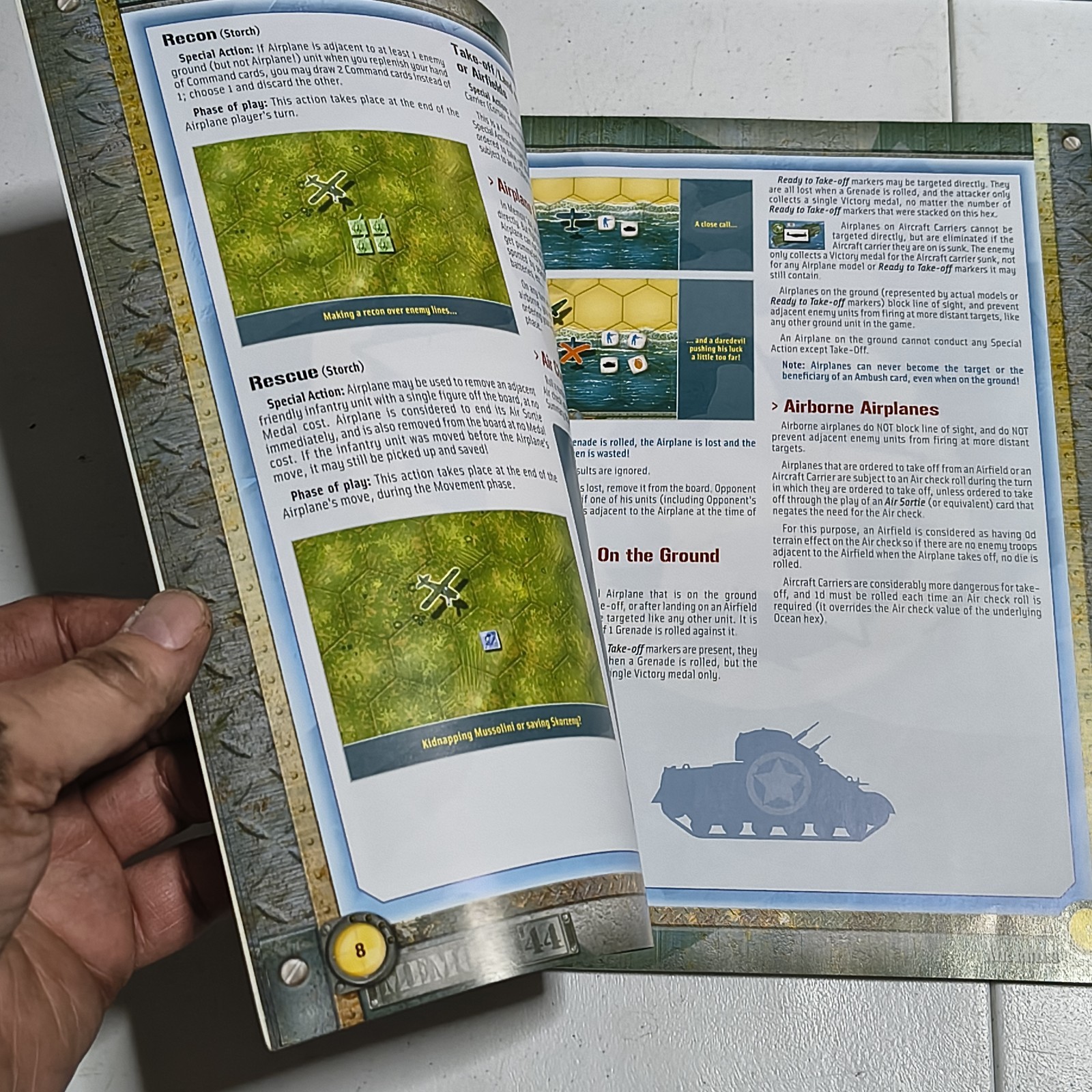 Memoir ’44 Air Pack 1st Edition Days of Wonder 2007 Miniature WW2 War Planes