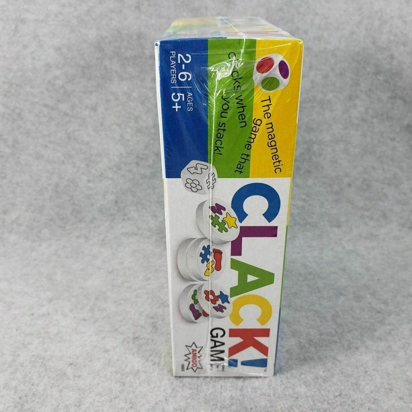 Clack Game Kids Family Fun Night Magnetic Stacking Disks Activity Amigo New