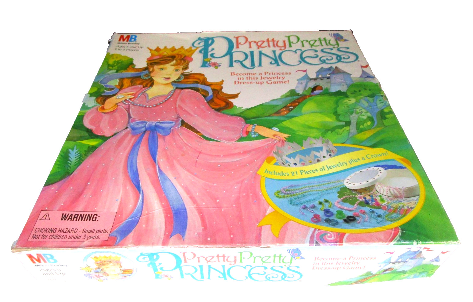 VTG 1995 Pretty Pretty Princess Game~Ages 5 & Up Milton Bradley Complete