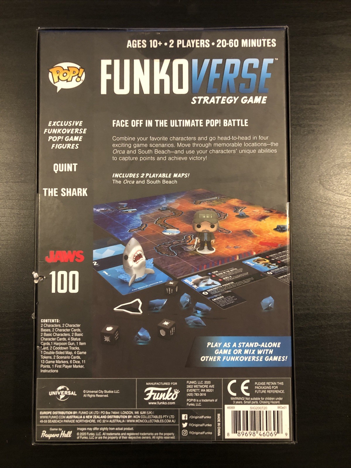 Funko Verse Jaws Strategy Board Game Funkoverse Bloody Chase