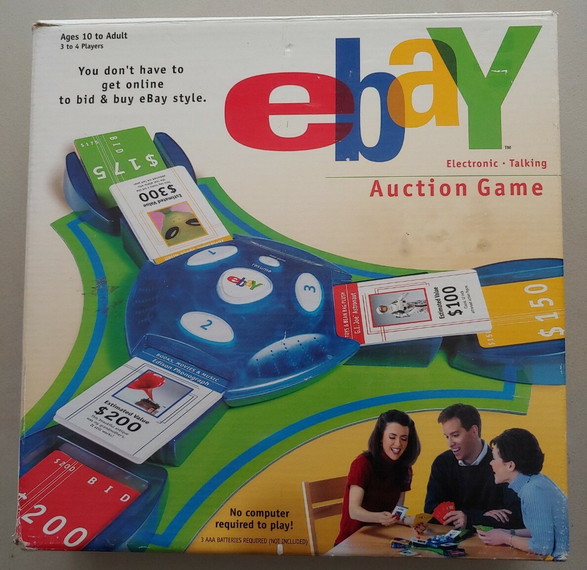 Ebay Electronic Talking Auction Game – Hasbro 2001