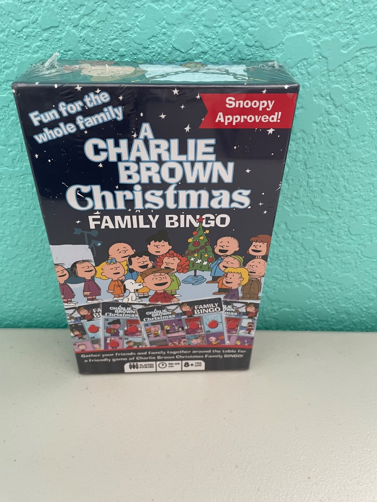 Charlie Brown Christmas Family Bingo Peanuts 2-18 player 8+ Years NEW SEALED