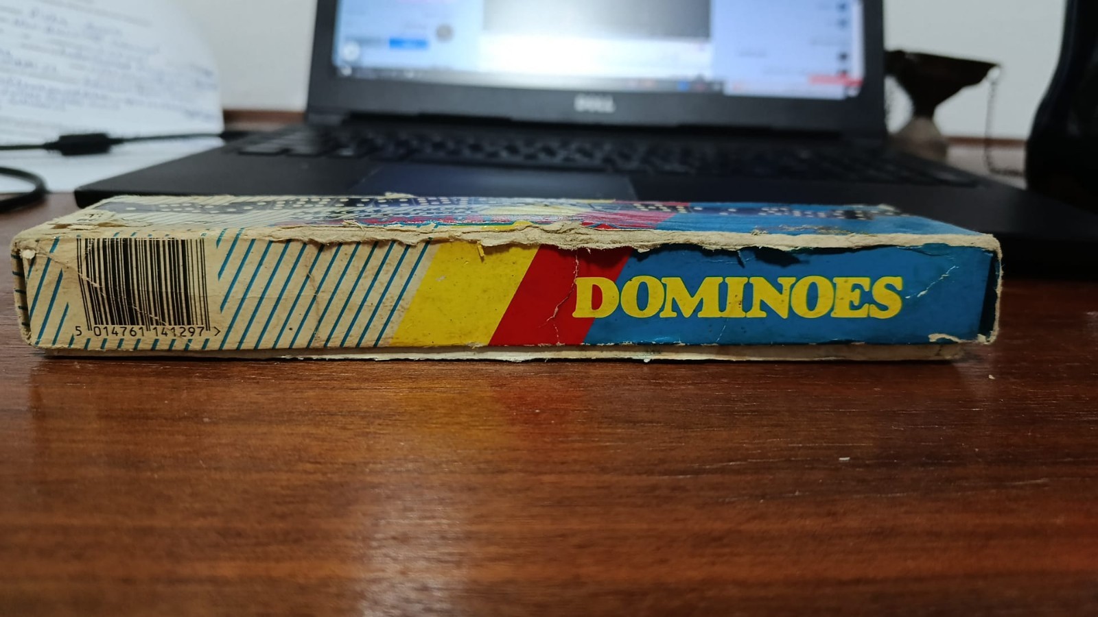Vintage Dragon Dominoes Made in Thailand Double Six Black Tiles – 28 Pieces