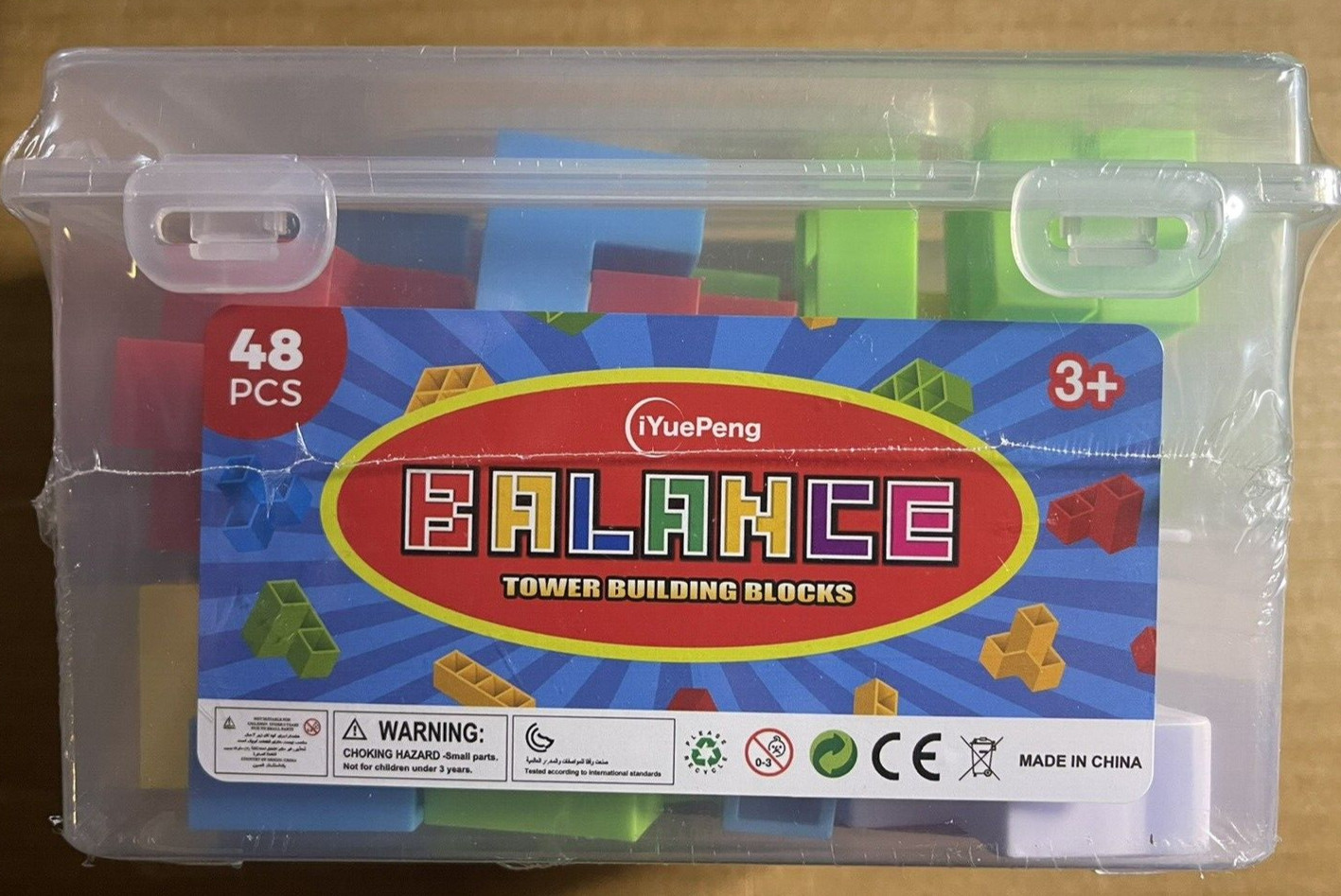 48 Pcs Board Games for Kids & Adults Tetra Balance Tower Stacking Toys Perfec…
