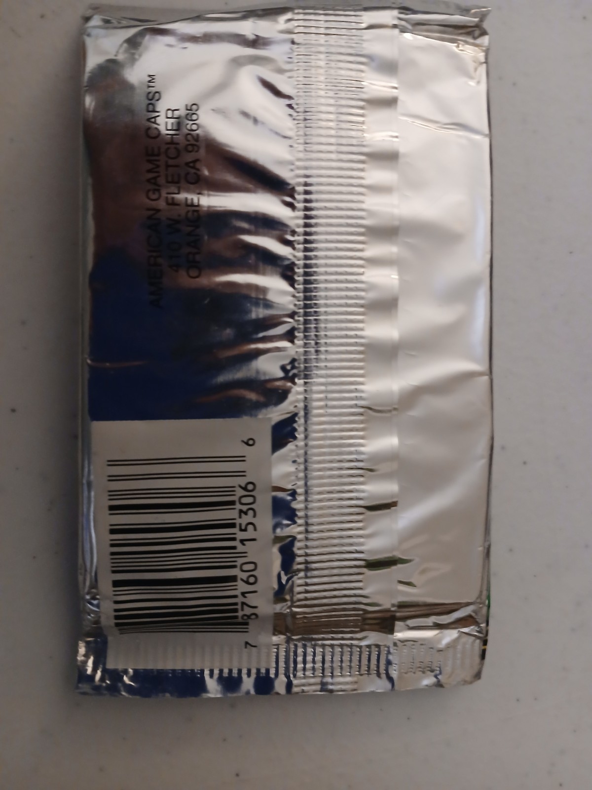 AMERICAN GAME CAPS PACK (10 pack) UNOPENED POGS VINTAGE.