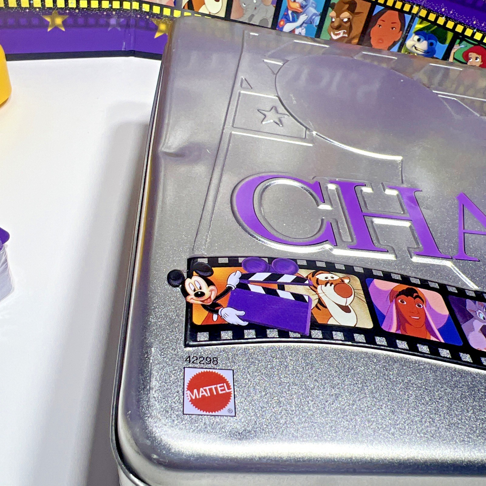 Mattel – The Wonderful World of Disney Charades Game – Vintage 1999 Tin Complete