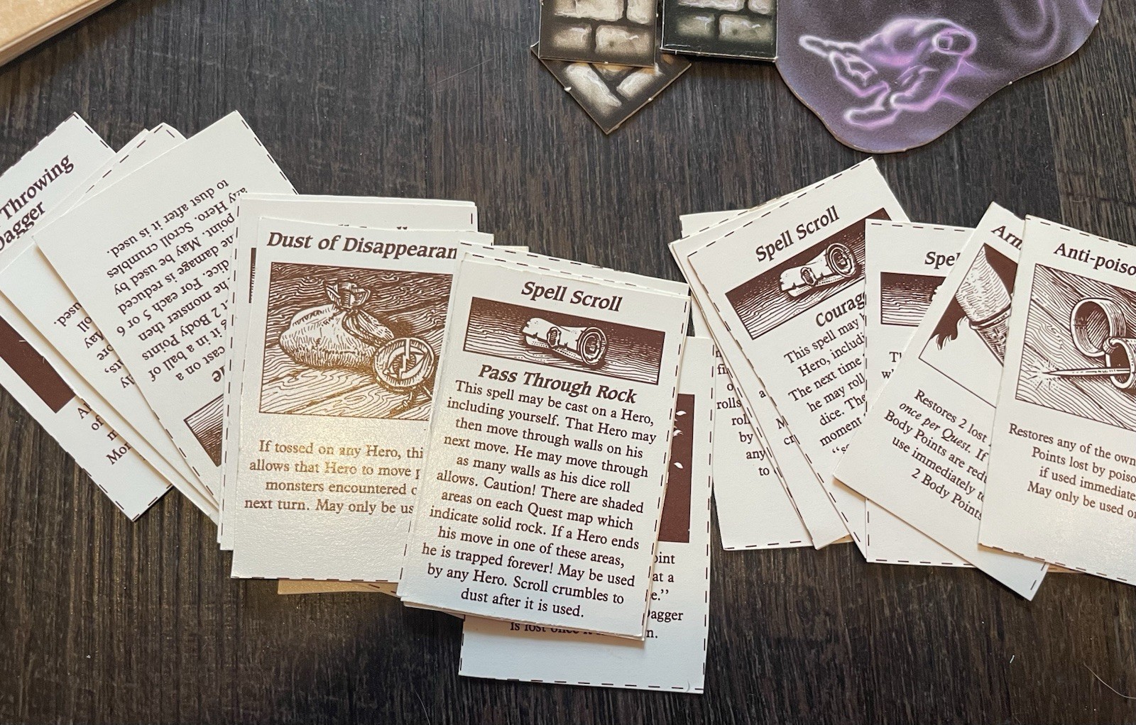 HeroQuest Kellar’s Keep expansion board game.
