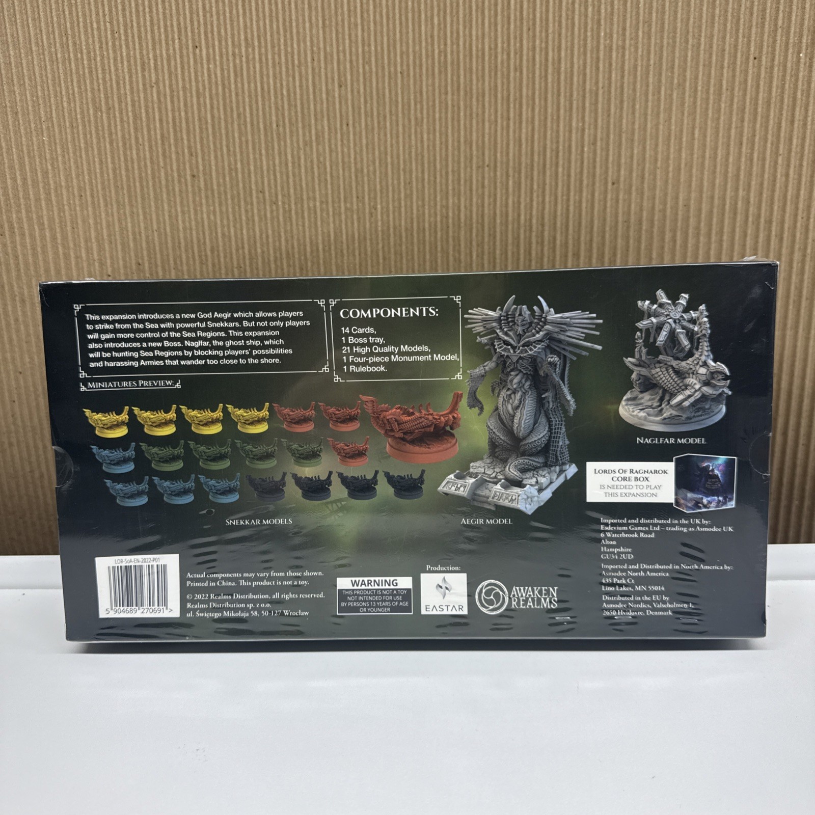 Lords of Ragnarok: Seas of Aegir Board Game Expansion