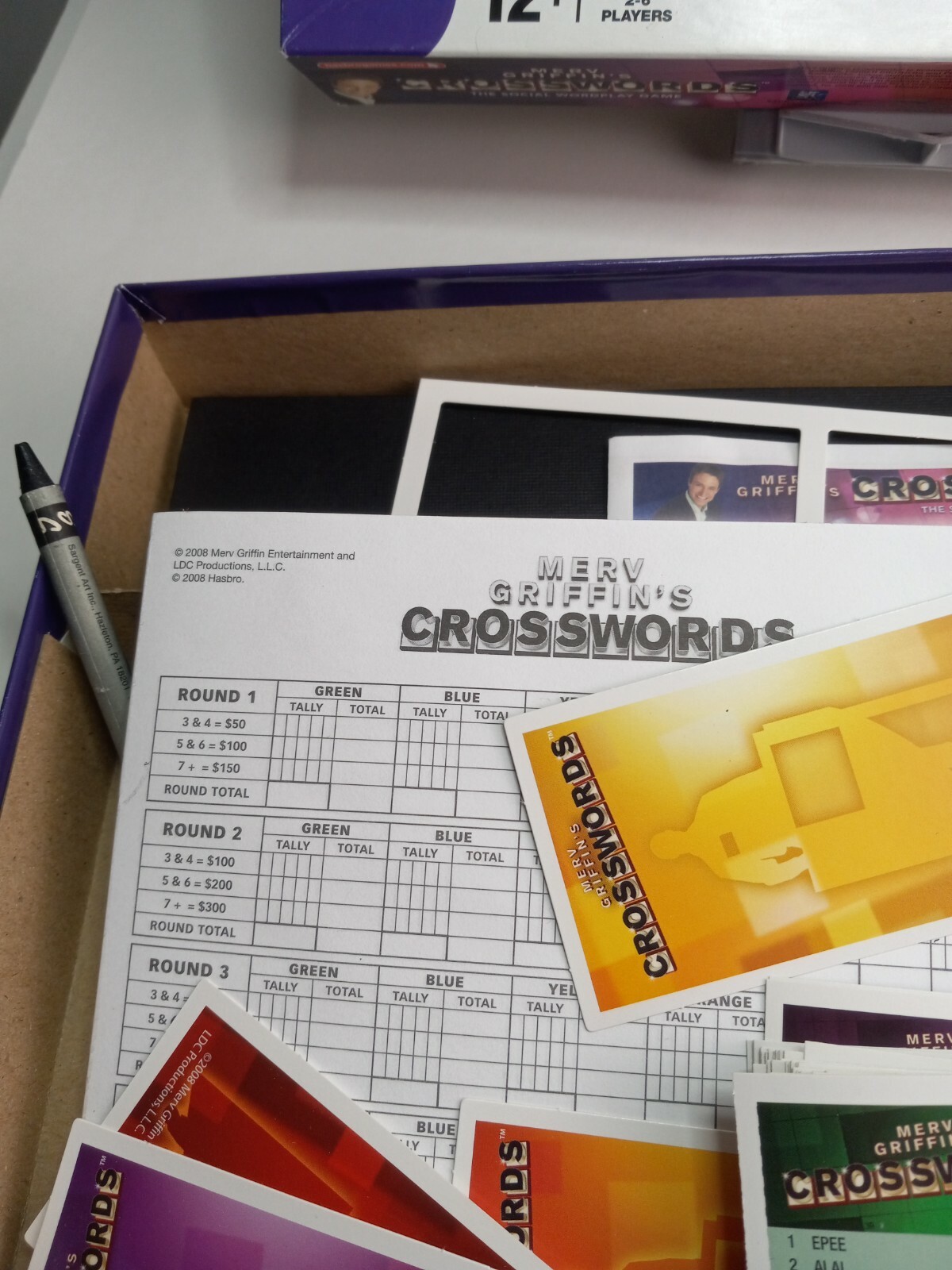 Merv Griffin’s Crossword “The Social Wordplay Game” (2008 PB) 2-6 Player Age 12+