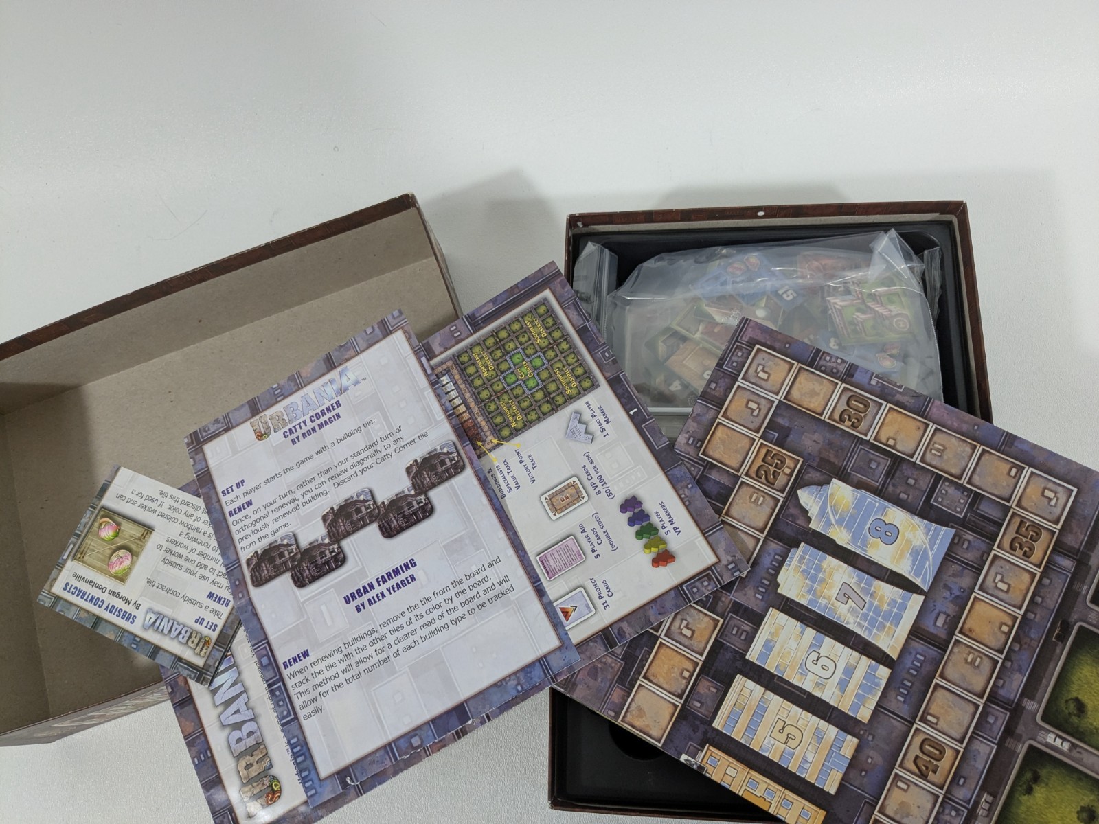 Urbania Mayfair Board Games + Catty Corner Subsidy Contracts Expansions Lucian