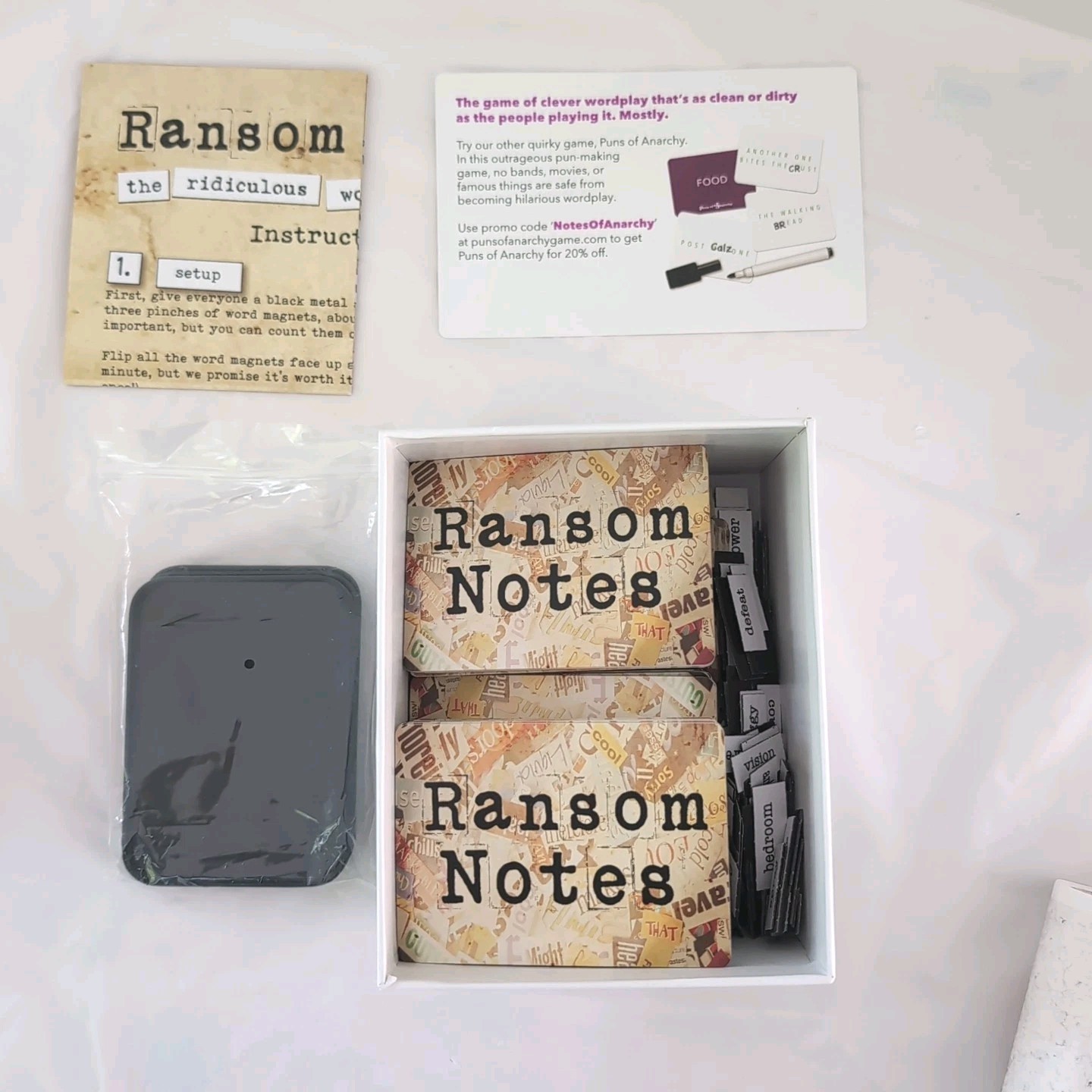 Ransom Notes Game Charty Party 2021 Word Magnets Viral TikTok Game