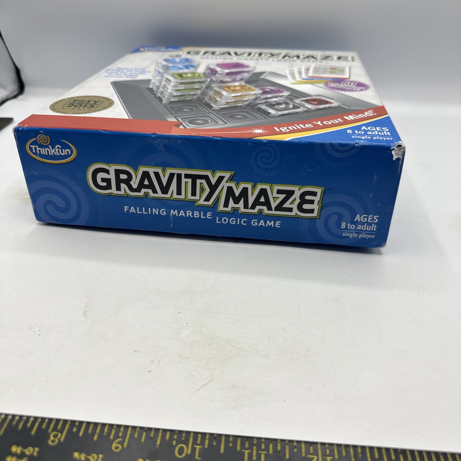 GRAVITY MAZE ThinkFun Falling Marble Logic Game Complete 2014