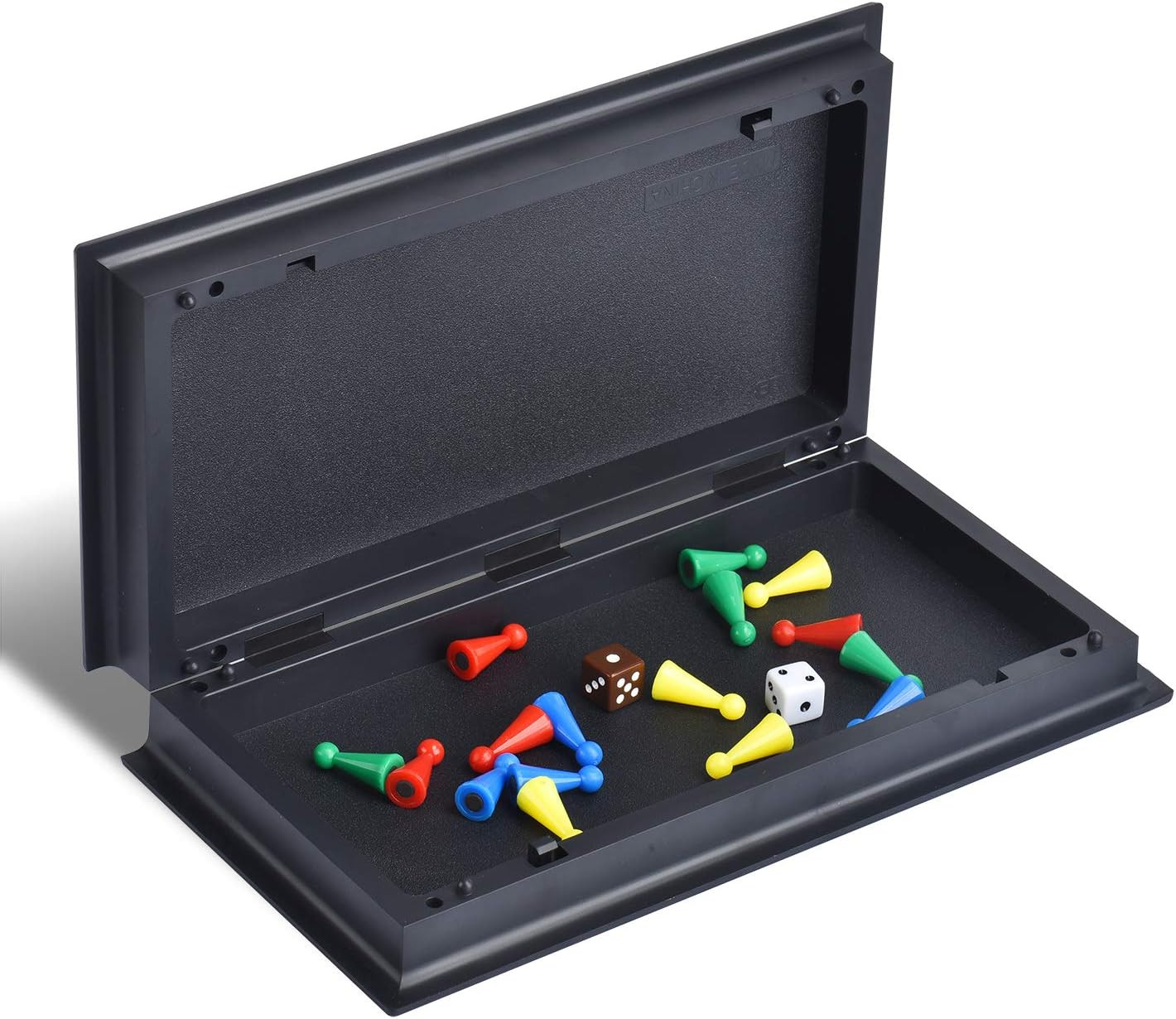 Magnetic Ludo Board Game Set with Folding Board Classic Travel Games for Kids an