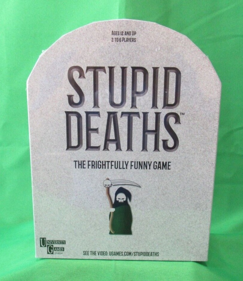 Stupid Deaths The Frightfully Funny Game Ages 12 And Up 2-6 Players New Sealed