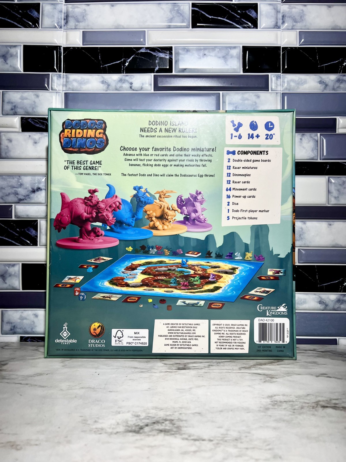 Dodos Riding Dinos Base Game Kickstarter by Draco Games SEALED new