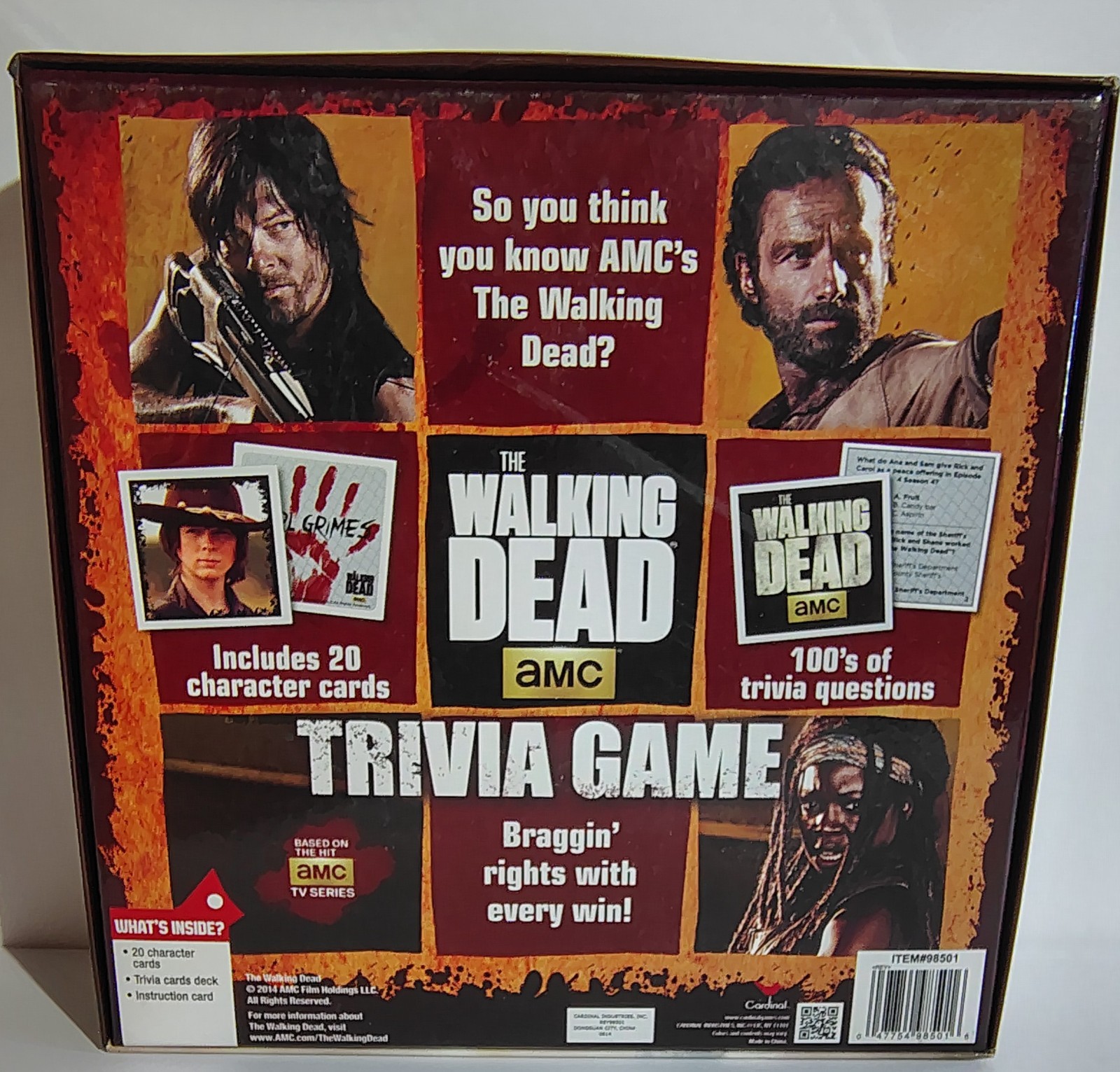 The Walking Dead Trivia Game from Cardinal Games 2014
