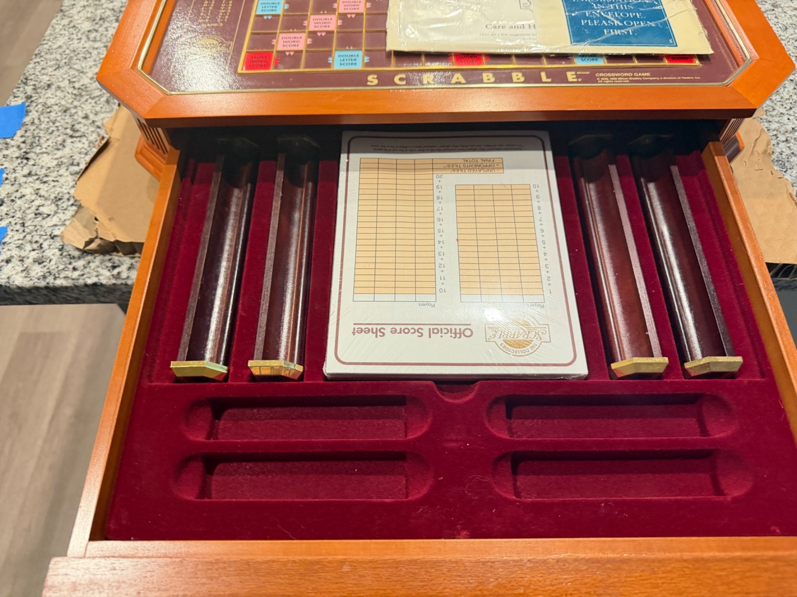 Scrabble Franklin Mint – Early 1990’s Collector’s Edition – Great Shape!