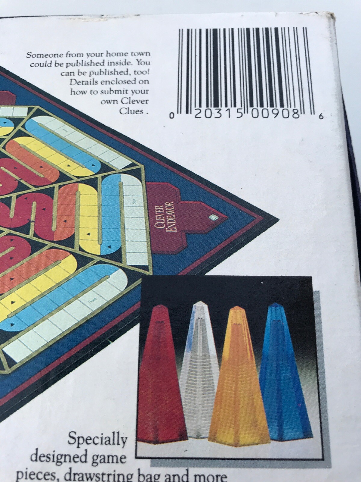 Clever Endeavor, the Game of Clever Clues Master Game Deluxe Edition 1989