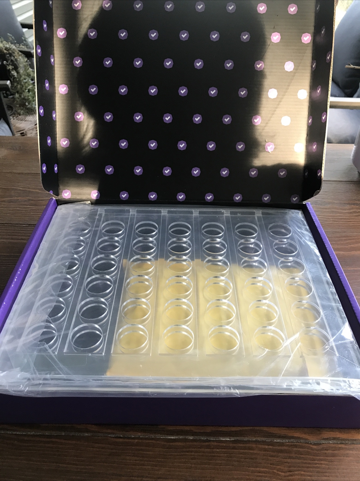 NIOB TWITCH Branded Connect Four In A Row Game Lucite & Acrylic Brand NEW!