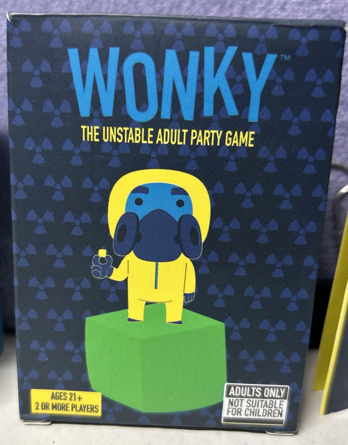 WONKY – USAOpoly Boardgame – The Unstable Adult Party Game Box Excellent!