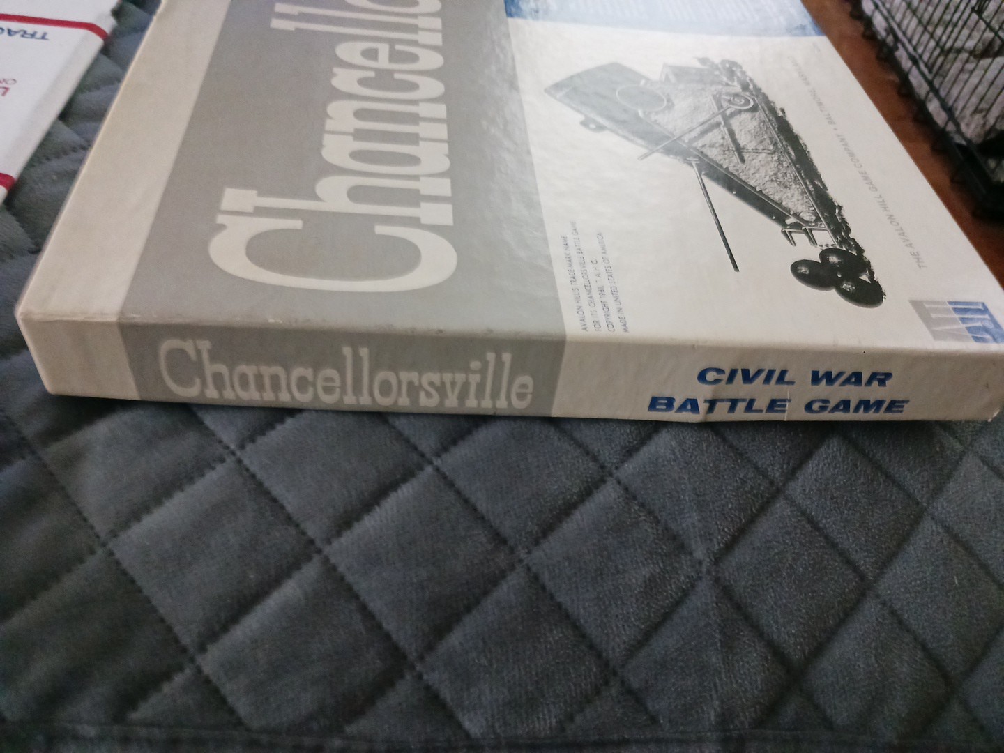 CHANCELLORSVILLE CIVIL WAR BATTLE GAME -Board Game AVALON HILL Ex Condition,1961