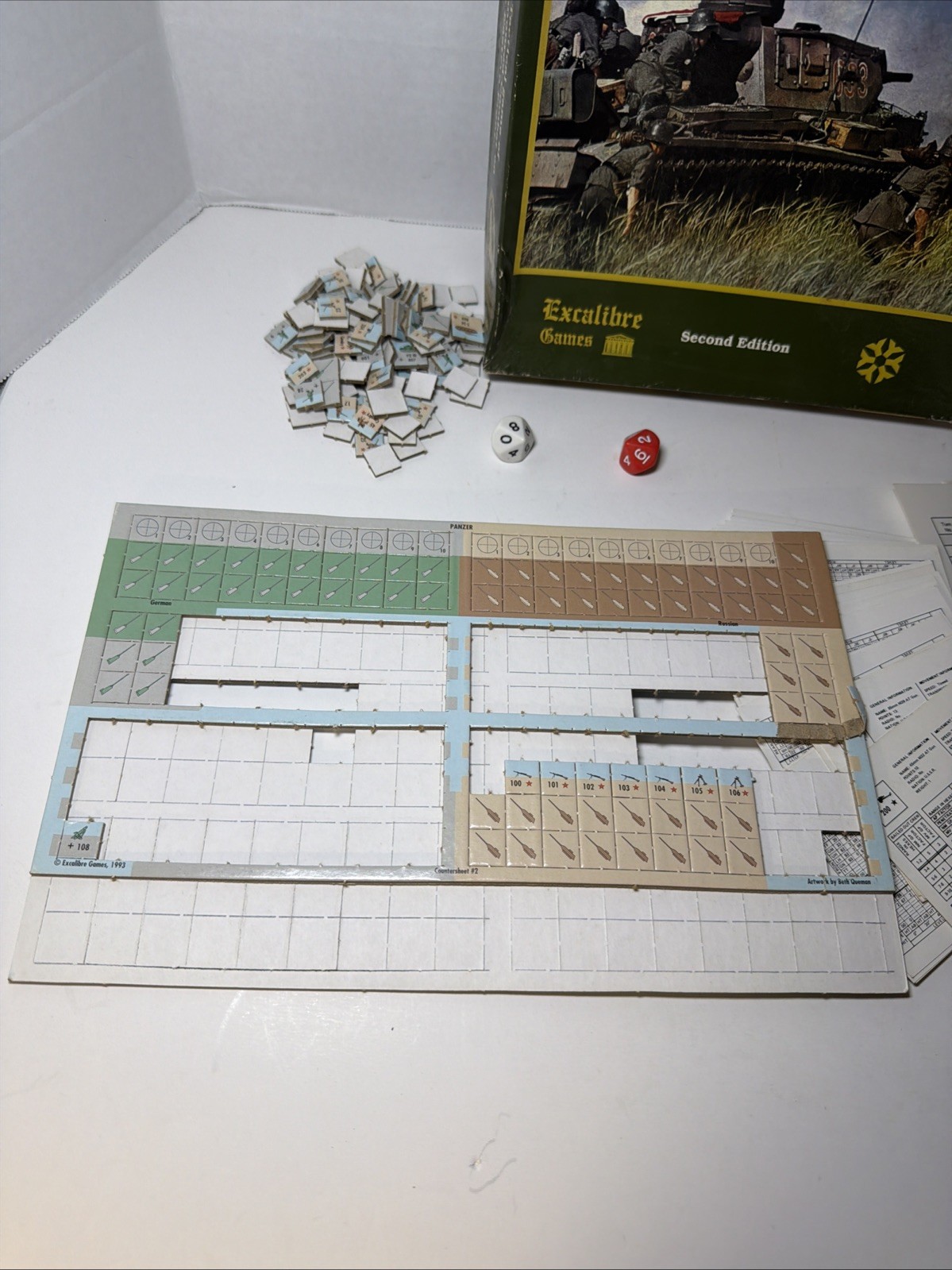 Excalibre Games PANZER 1941-1945 Armored Combat on the Eastern Front VGC See Pic