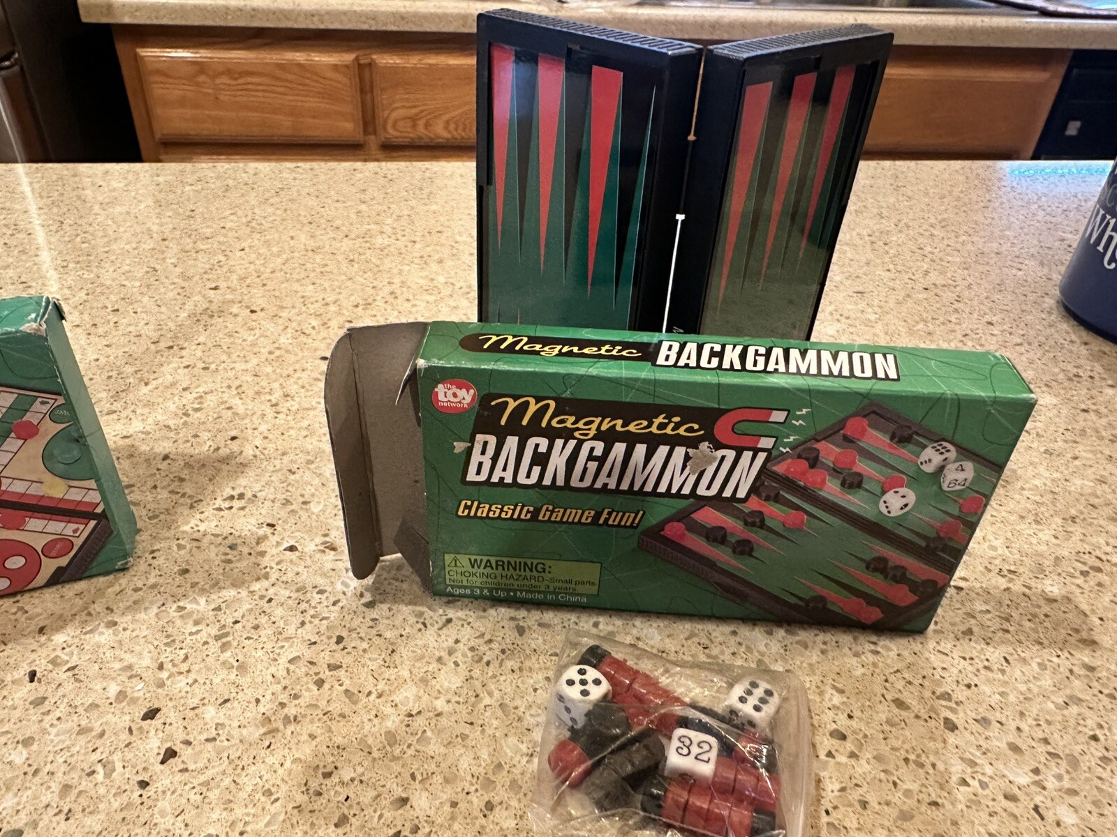 The Toy Network Magnetic Mini Games Travel Games/Backgammon/Racer/Ludo/Solitaire