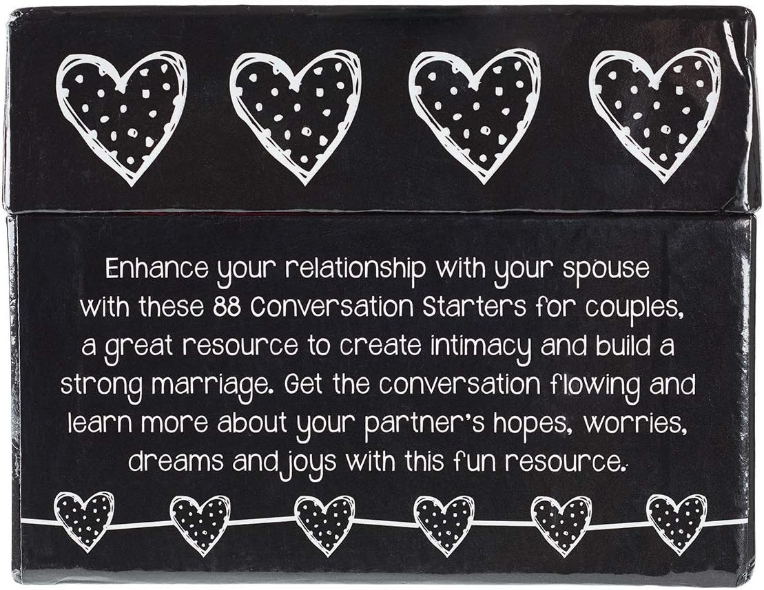 88 Great Conversation Starters For Husbands And Wives “ Romantic Card Game For