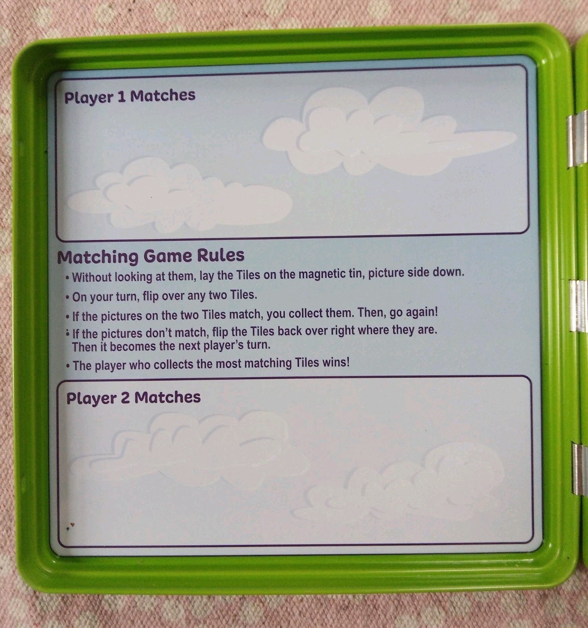 PlayMonster Take N Play Travel Magnetic Foam Matching Game 2 Players Ages 3+
