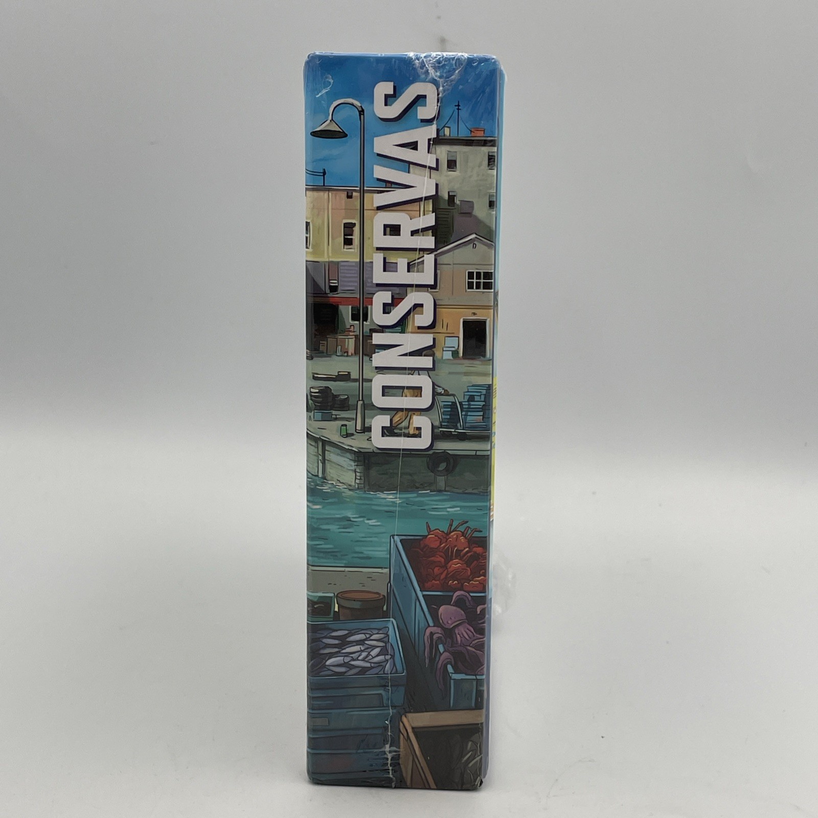 Conservas Board Game .. Challenging nautical themed solo bag building